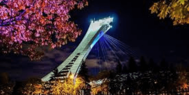 Lighting of Montreal Olympic Park