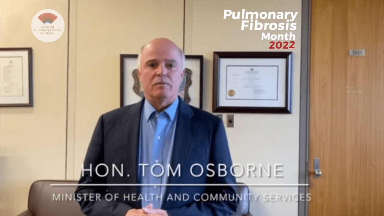 Greetings from Hon. Tom Osborne – Minister of Health for Newfoundland and Labrador