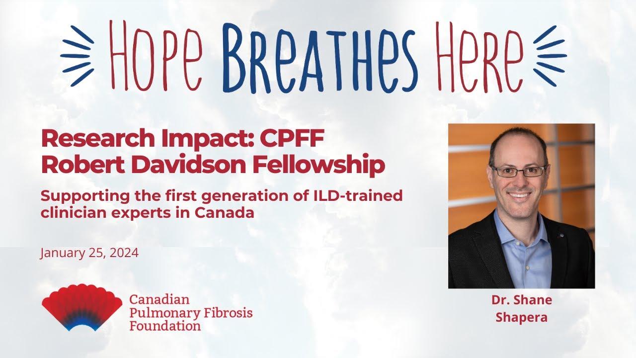 Dr. Shane Shapera – Supporting the First Generation of ILD Trained Clinicians in Canada