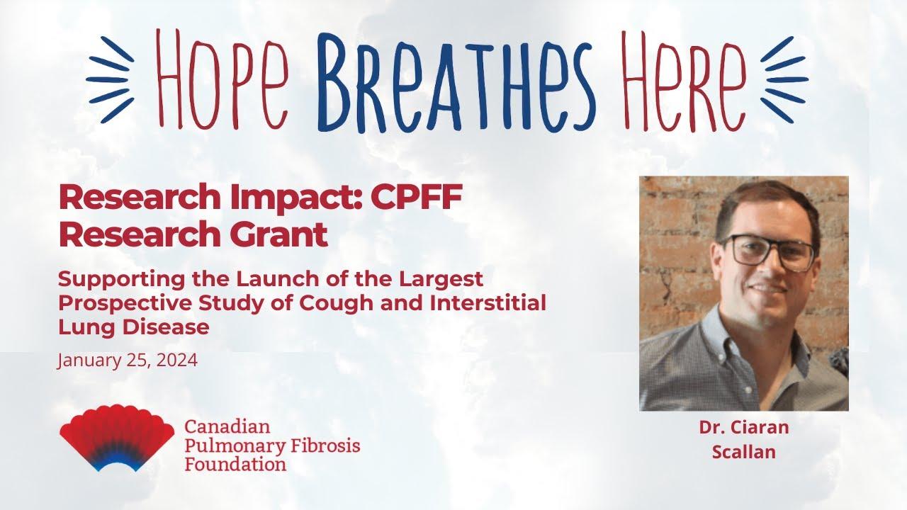 Dr. Ciaran Scallan – Supporting the Launch of the Largest Study of Cough and ILD