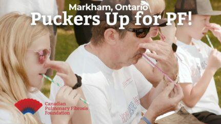 Markham takes the Pucker Up Challenge
