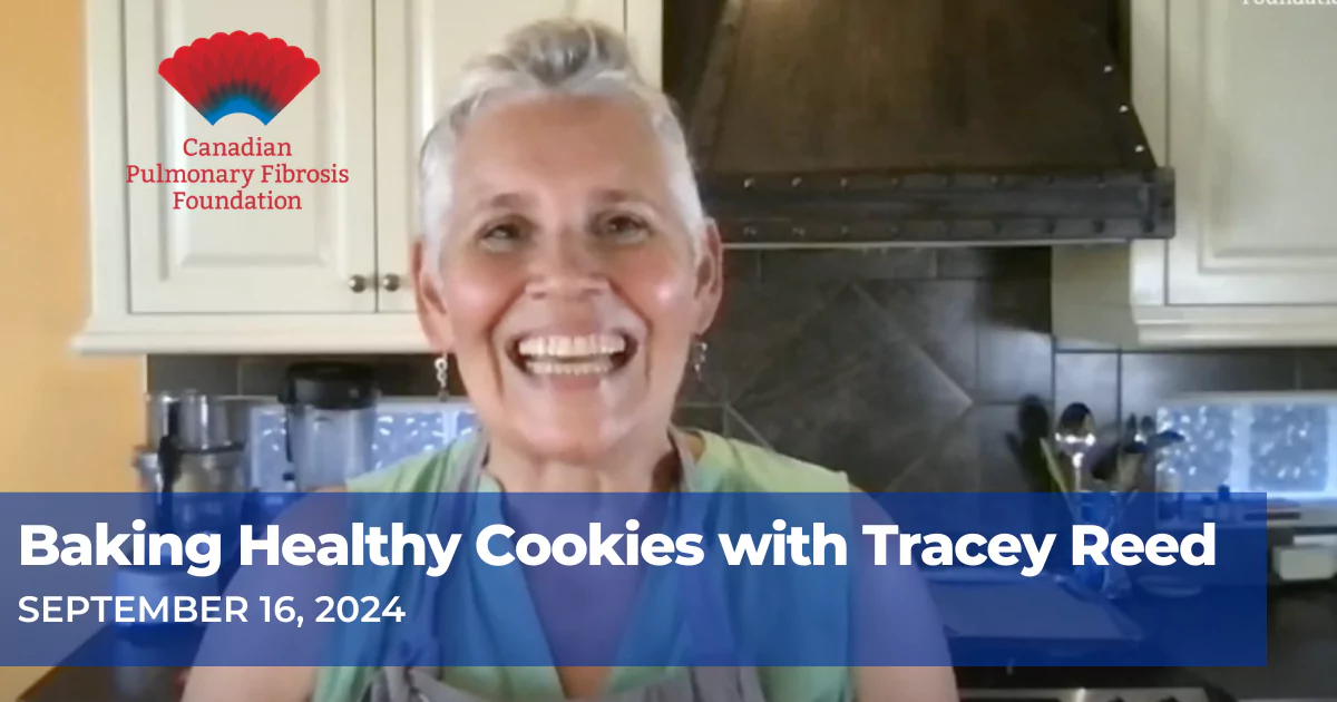 Baking healthy cookies with Tracey Reed