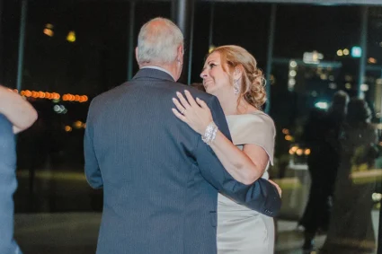 Victor and Wendy enjoy a dance at a niece’s wedding in the fall of 2017. They knew about his IPF diagnosis, but had not yet told the family.