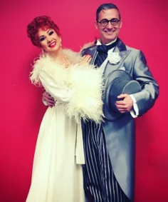 Steven and Gerianne perform during the U.S. national tour of 42nd Street in 2017. 