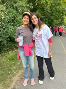 Harprit shares her story at the CPFF Ottawa Walk in September 2025