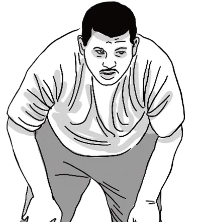 A man experiencing ongoing fattigue and weight loss