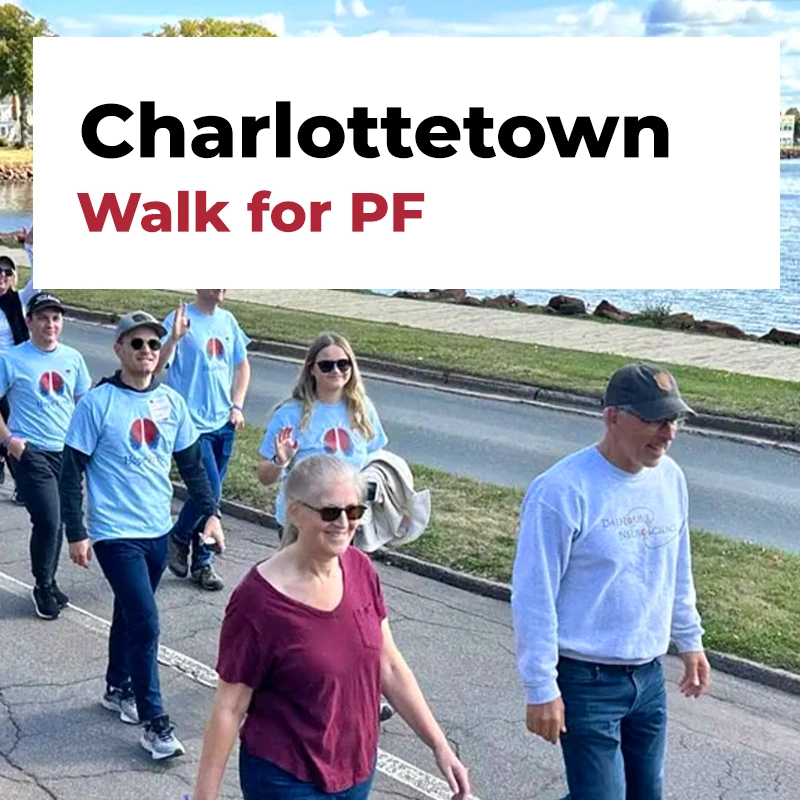 Charlottetown Walk for PF,