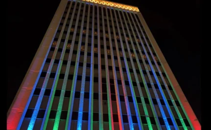 Lighting of Saskatoon City Hall